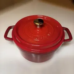 STAUB 両手鍋 20cm チェリーレッド - メルカリ