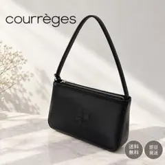 極美品✨courrèges クレージュ ワンショルダーバッグ ブラック
