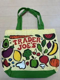 TRADER JOE'S トートバッグ 野菜と果物デザイン