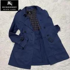 【希少色】バーバリーブラックレーベル トレンチコート ノバチェック M