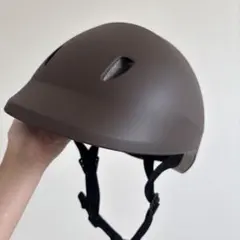 dolphin 自転車用ヘルメット ブラウン　56〜60cm 通学用　中学　高校