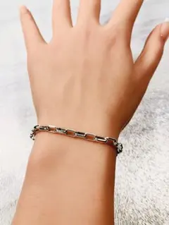 超美品】GUCCI レクタングル チェーン ネックレス 男女兼用 SV925