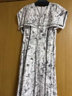 2024SS FRAY I.D プリントラッフルカラーワンピースのサムネイル