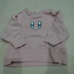 カービィ 長袖トレーナー 80cm