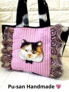 ゆ*ん様 ハンドメイド・コヤンイサムチョン・花柄ヌビ刺繍リメイクバッグ