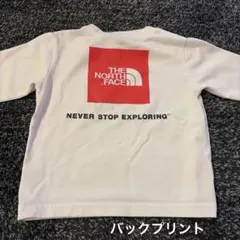 THE NORTH FACE 長袖ロンT100サイズ ホワイト - メルカリ