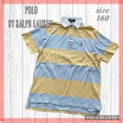 POLO ラルフローレン　ラガーシャツ　半袖　160 ビッグシルエット　古着屋