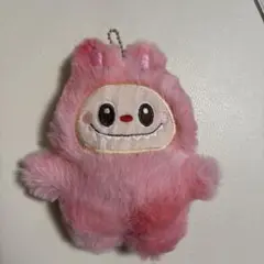 ラブブ　ピンク キーホルダー　ビーグサイズ