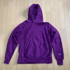 Champion Reverse Weave パーカー M パープル