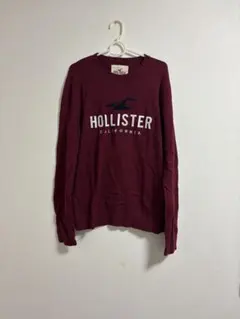 Hollister バーガンディ セーター M