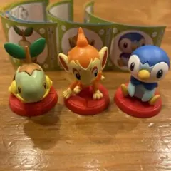 ポケモン　チョコエッグ　ナエトル　ヒコザル　ポッチャマ　3点セット