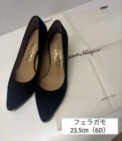 Salvatore Ferragamo パンプス ブラック スエードのサムネイル