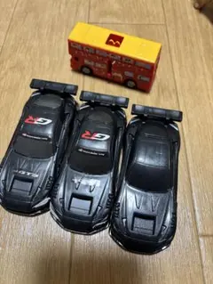 トヨタ GR ミニカー 3台セット　バス