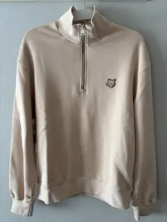 Mサイズ スモークカラー ハーフジップ トレーナー