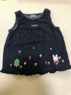 【美品】ミキハウスファースト、70cm ロンパース