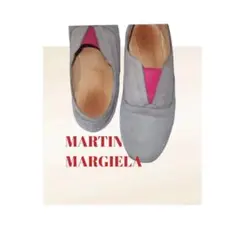 ▪️MARTIN MARGIELA⑥ ヌバック スリッポン スウェード ピンクのサムネイル