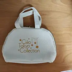 レザー風ミニボストンポーチ　ちゃお付録