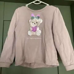 anyFAM スパンコールトレーナー 120cm