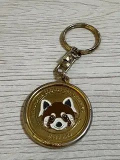 【限定】よこはまズーラシア レッサーパンダ 記念ゴールドキーホルダー コレクターのサムネイル
