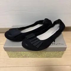 WA ORiental TRaffic リボンモチーフパンプス 黒 42 26