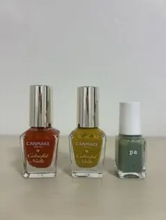 キャンメイク カラフルネイルズ N42 N13 paネイル(グリーン系)1個