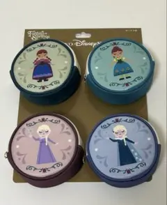 ファンタジースプリングス　アナ雪のポーチ 4個セット