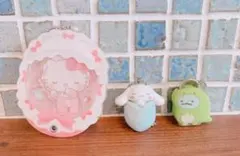 サンリオ　キーホルダー　南京錠　セット