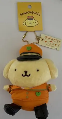 サンリオ　東京キャラクターストリート店限定　マスコットホルダー　ポムポムプリン