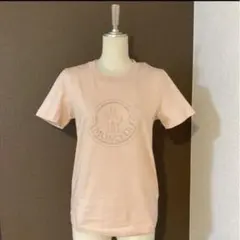 【新品】MONCLER モンクレール ラインストーン　ロゴTシャツ ピンクのサムネイル