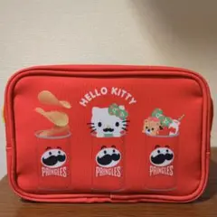 ハローキティ プリングルズ ポーチ 赤