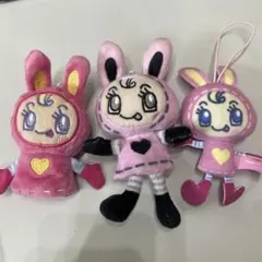 mezzo piano ぬいぐるみマスコット 3点セット