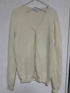 ユニクロ　CASHMERE 100% Vネックカーディガン M