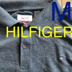 ヒルフィガーデニム　ポロシャツ  グレー　M 半袖