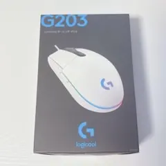 Logicool G203 ホワイト ゲーミングマウス
