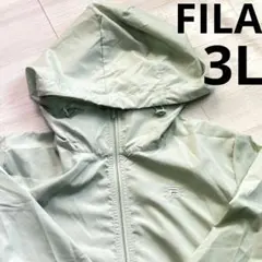 FILA　リップ　パーカー　ジャケット　3L フード付き　ナイロンパーカー