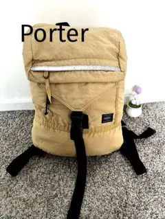 PORTER 吉田カバン 廃盤 リュック バックパック ベージュ ナイロン