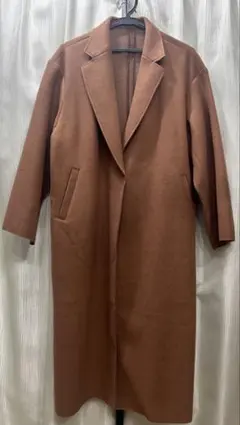 【Cheek】チェスターコート/M/ブラウン