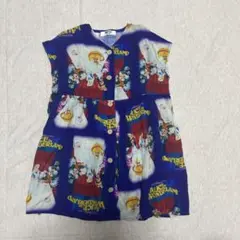 ブリーズ　不思議の国のアリス　ワンピース　90cm 女の子　半袖　レトロ