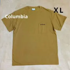 Columbia コロンビア ブラウン クルーネック Tシャツ XL 美品のサムネイル