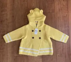 BabyGap イエロー カーディガン 6-12ヶ月