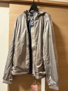 SY32 ホワイト ダウンジャケット風 ハーフジップ - メルカリ