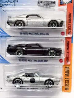 ホットウィール ★★ ZAMAC★★MUSTANG★FIREBIRD★3台セット