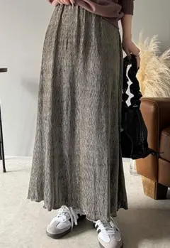 classicalelf シャイニーベロアナロースカート L レディース