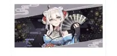 獅白ぼたん　ホロライブ　デスクマット　プレイマット ホロライブ 獅白ぼたん プレイマット デスクマット ラバーマット 大判