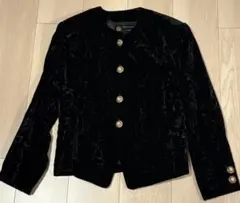 HARDY AMIES 英国王室御用達 ベルベット ジャケット 金ボタンのサムネイル