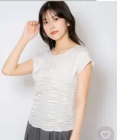 ☆新品！Noela(ノエラ)★シャーリングビスチェ切替ブラウス☆のサムネイル
