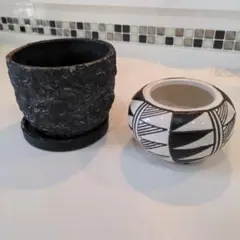 鉢　陶器　２個セット　おしゃれ　アンティーク