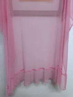 希少　昭和レトロ♪ ピンク　サースルカーテン