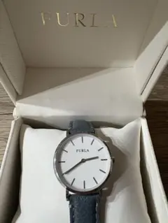 FURLA アナログ腕時計 ホワイト/グレー