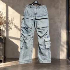 entire studios heavy denim cargo M size
